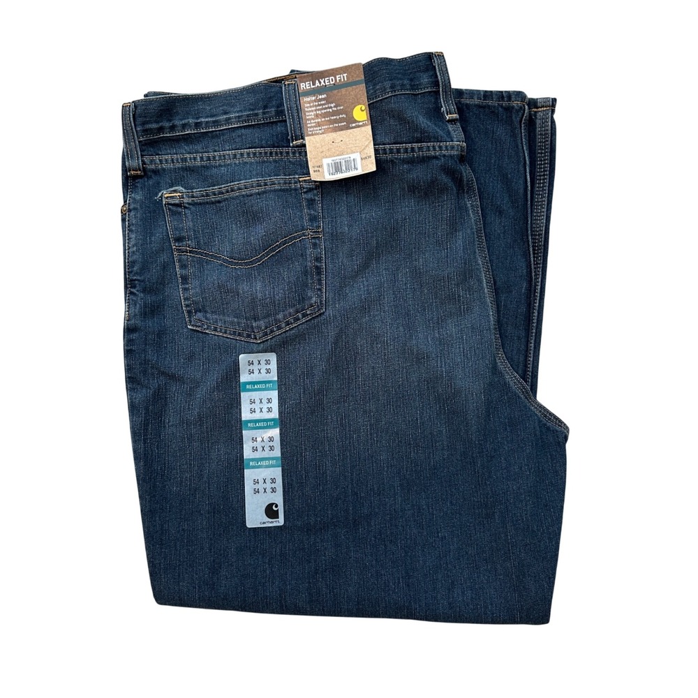 New Carhartt Holter Relaxed Fit Jeans Straight‎ Leg Denim Pants Mens 54x30